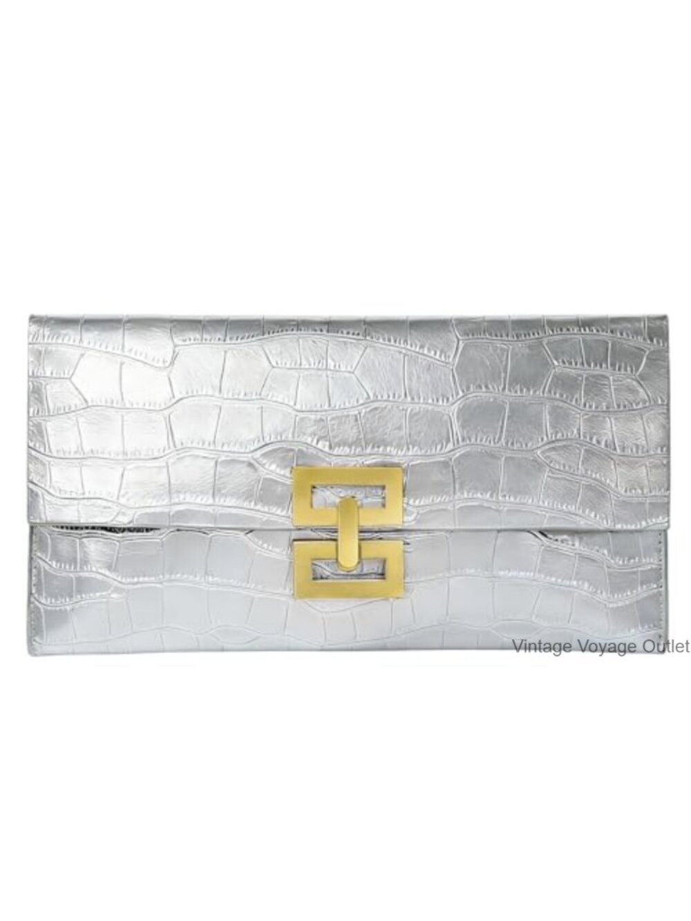 Women's Evening Bag Clutch Purse Envelope Prom Wedding Faux Leather Metallic